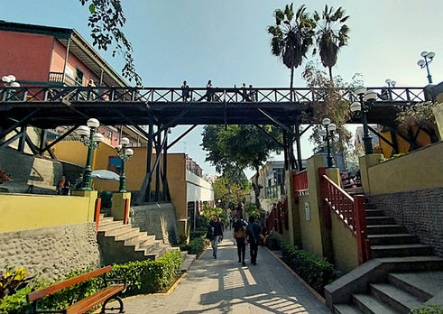 peru, lima, city, barranco, bridge of sighs