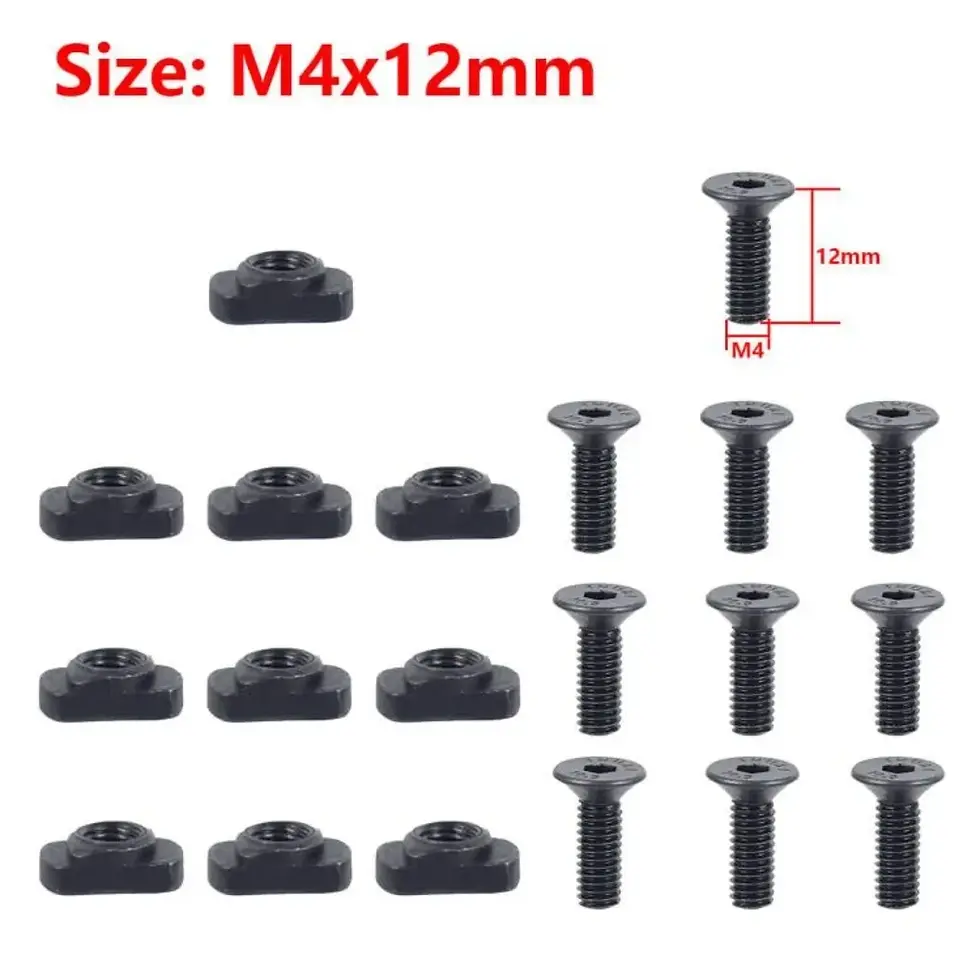 Thumbnail: 10 Pcs/Set M-Lok Screw and Nut