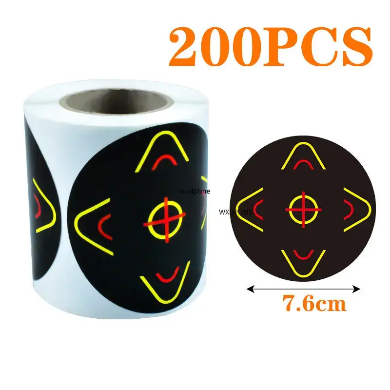 Thumbnail: 1 Roll  Target Stickers 7.50cm Self-Adhesive Splatter  Impact Splash Sticker