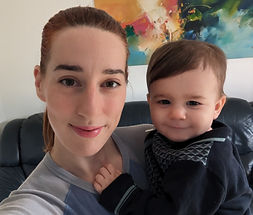 Rebecca Rollason and autistic son