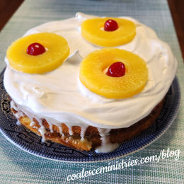 Pineapple Upside Down Layered Cake