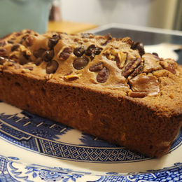 Chocolate Banana Nut Bread