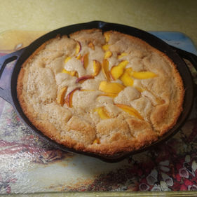 Lazy Day Peach Cobbler