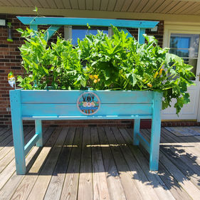 Custom Planter - Raised Beds & Green Goodness