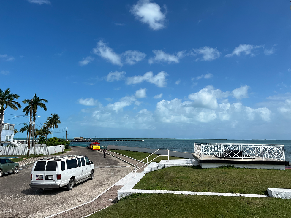 belize shoreline walk