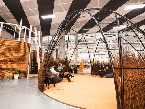 Cosy chill-out areas entre outras coisas...