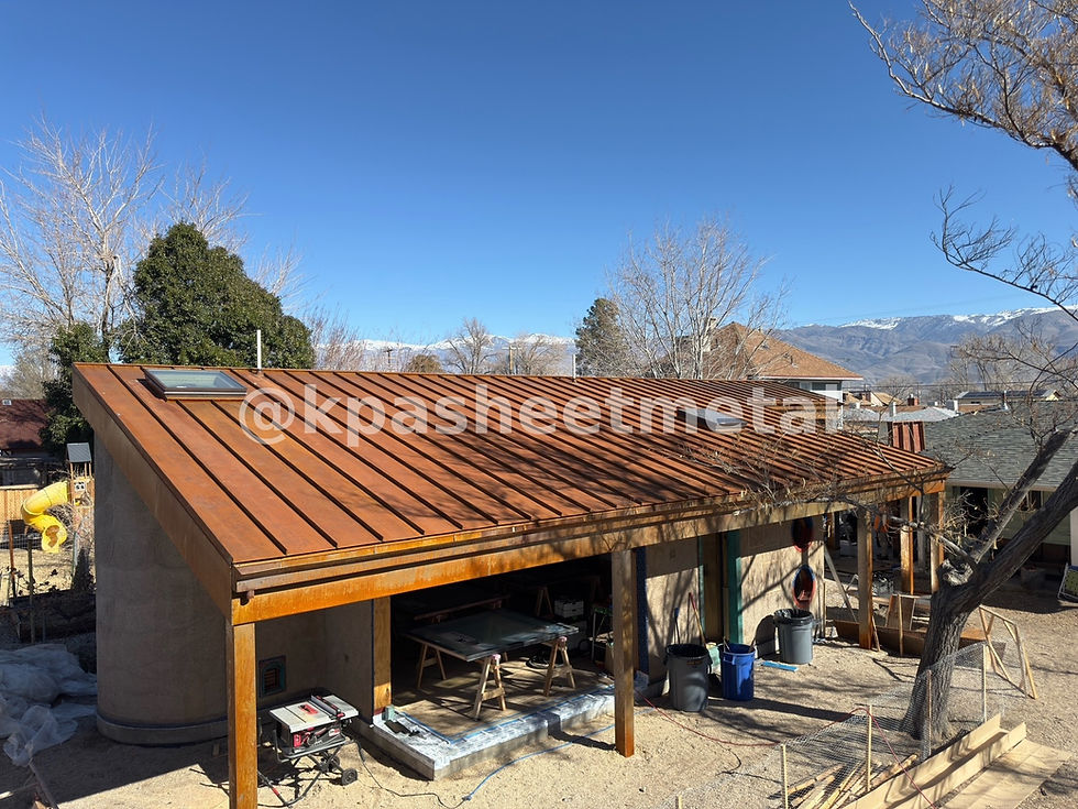 Corten Steel Metal Roof