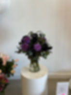 Black and purple roses 