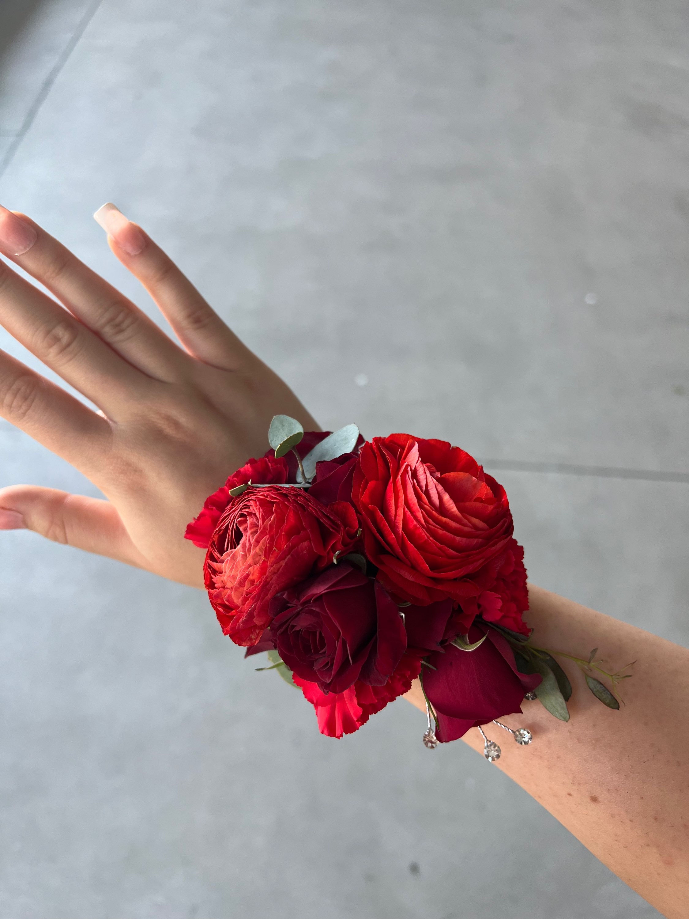 Red corsage