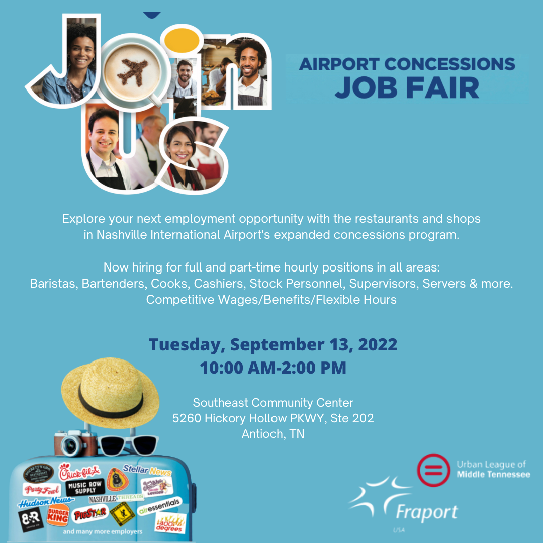 Airport Concessions Job Fair ULMT