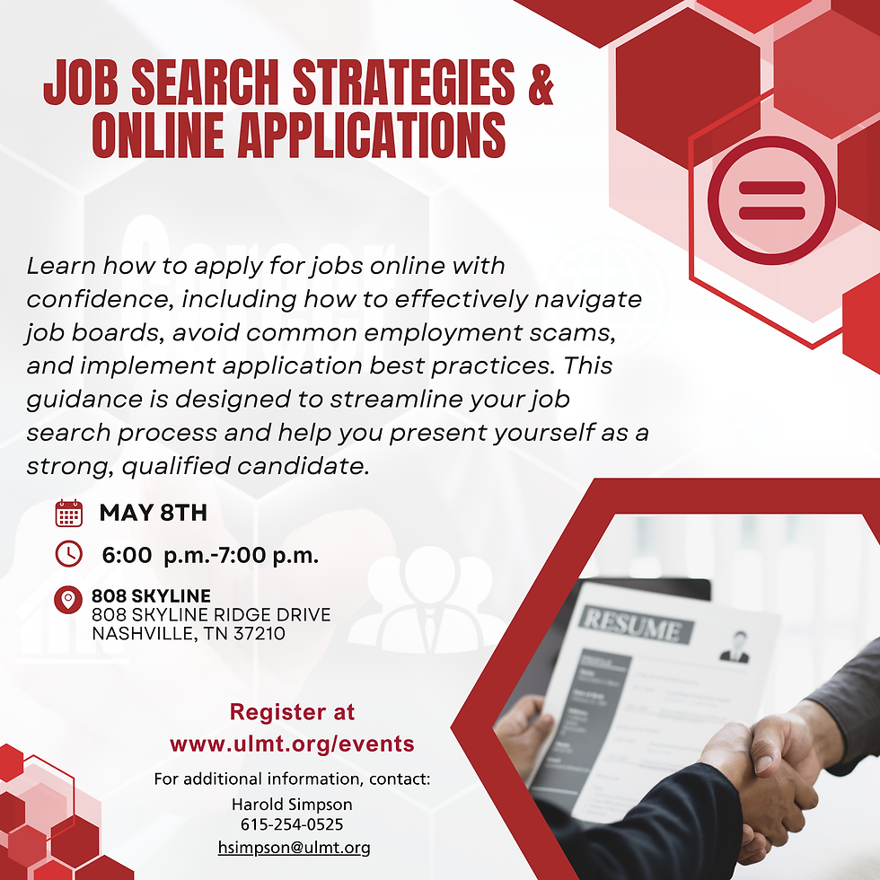 Job Search Strategies & Online Applications