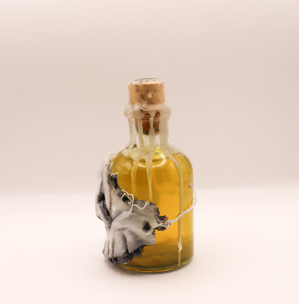 Thumbnail: Clay skull jar