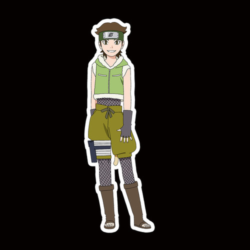 STLKK32 Wasabi Izuno Naruto Peeking anime sticker Car Decal Window