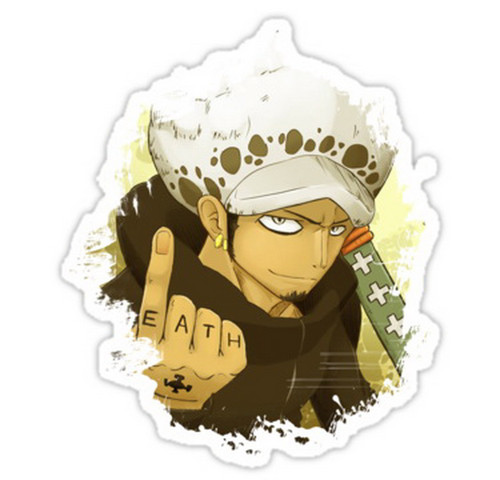 SRBB0624 One Piece Anime - Trafalgar Law anime sticker | animestickershop