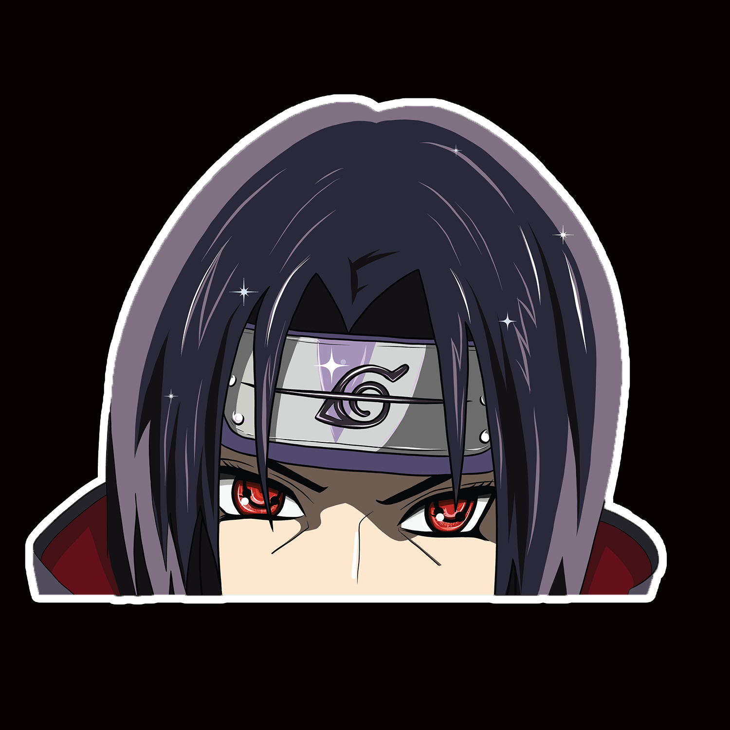 Anime Peeker Sticker Car Window Decals PK036 ITACHI peeker Anime Peeker Sticker Car Window Decals PK036 ITACHI peeker