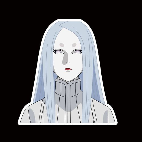 STUCC66 Kaguya Otsutsuki Naruto Peeking anime sticker Car Decal