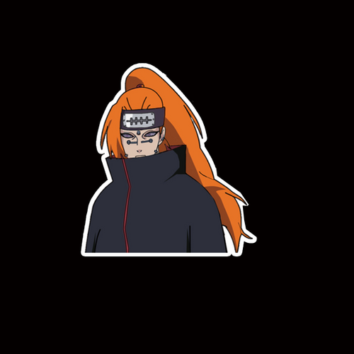 NOR168 Pain Naruto Peeking anime sticker Car Decal Vinyl Window