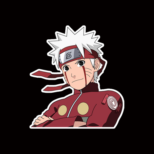 NOR316 uzumaki Naruto Peeking anime sticker Car Decal Vinyl Window