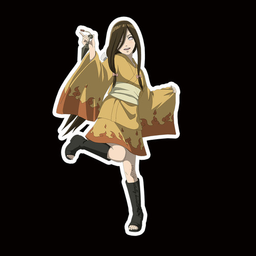 STDNT08 Hanabi Hyuuga Naruto Peeking anime sticker Car Decal Window