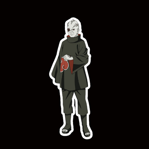 STIND266 Shin Uchiha Naruto Peeking anime sticker Car Decal Window