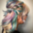 rainbow hair for color section