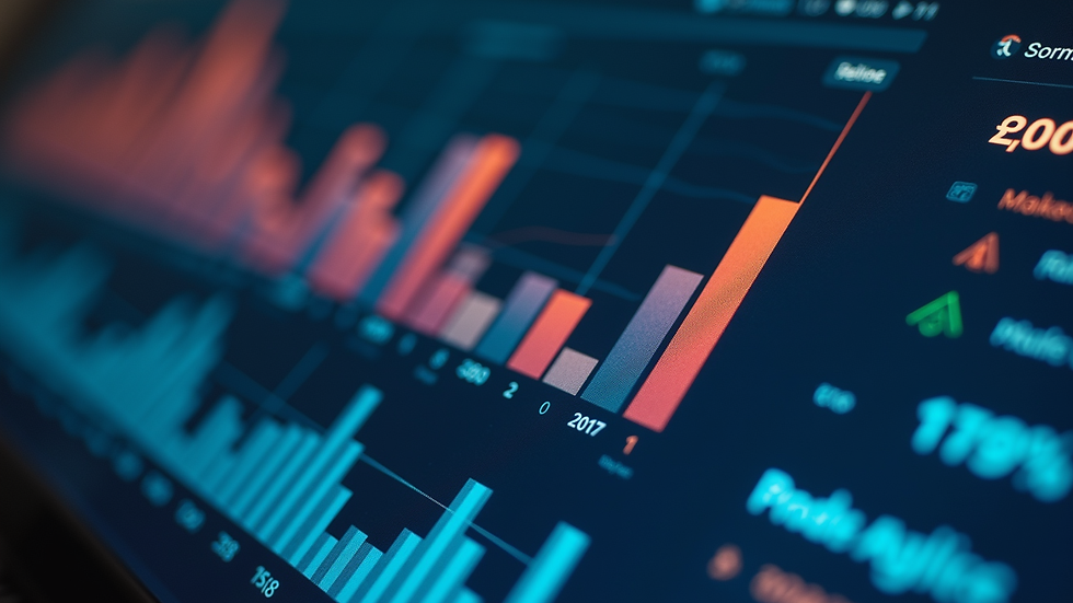 Close-up view of a digital analytics dashboard showing audience engagement metrics