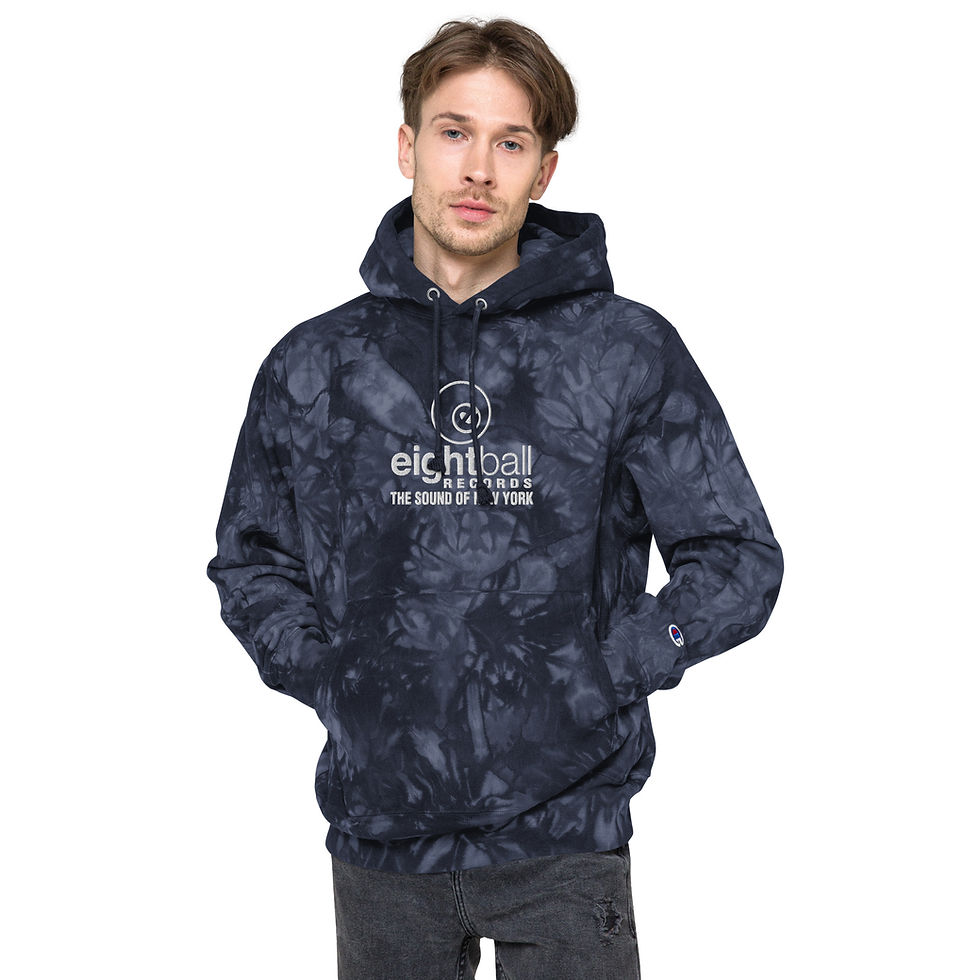 Thumbnail: Eightball Records: Champion Unisex Tie-Dye Hoodie 