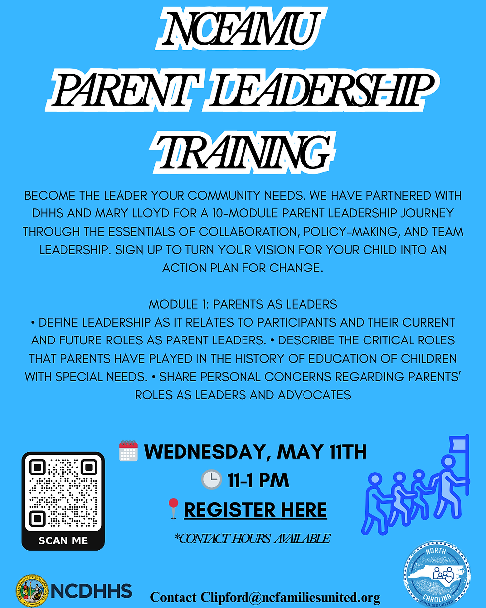 Parent Leadership Training Series