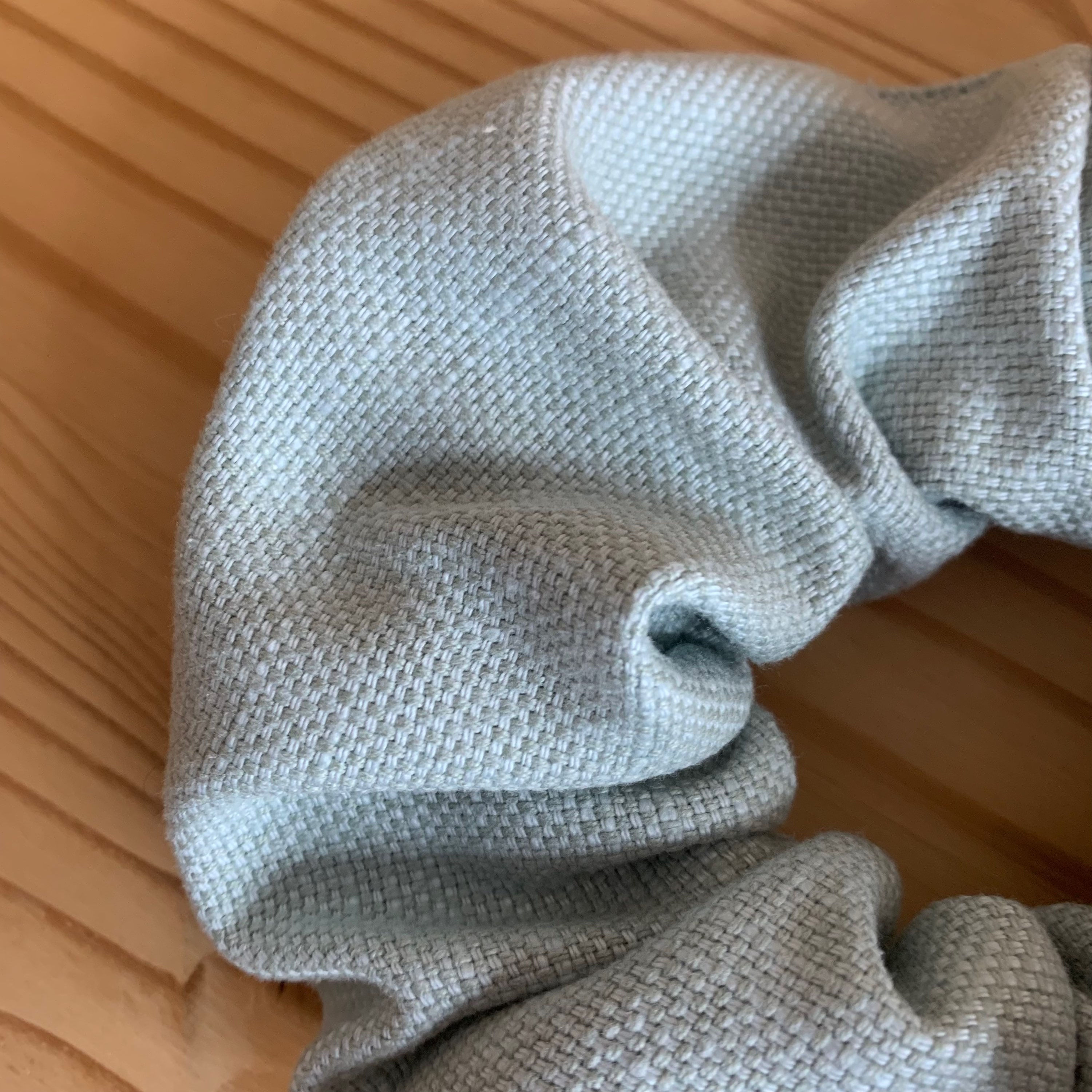 Baby Blue Heavy Scrunchie