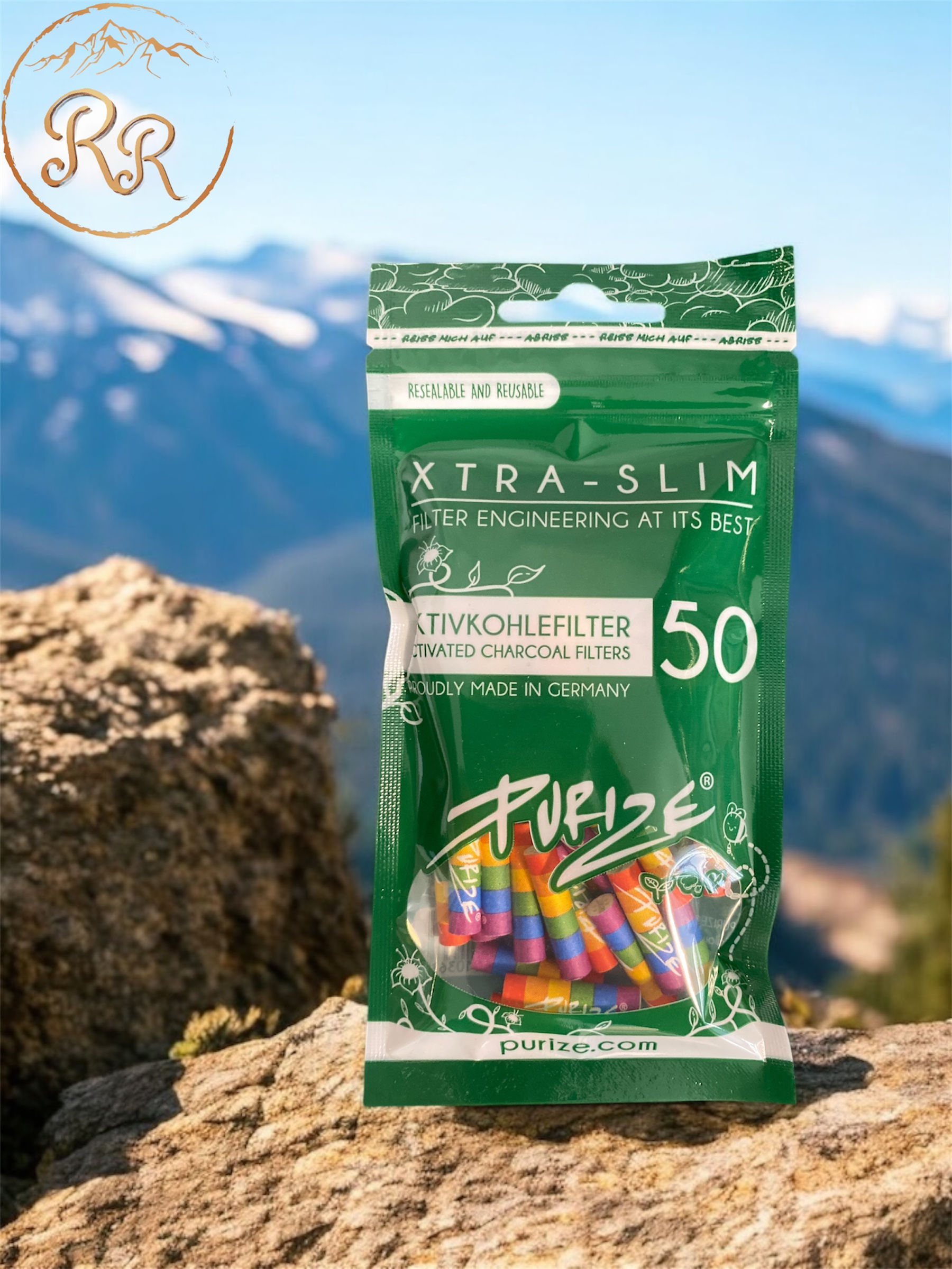 50 Stück XTRA Slim Aktivkohlefilter im Beutel Ø 5,9 mm