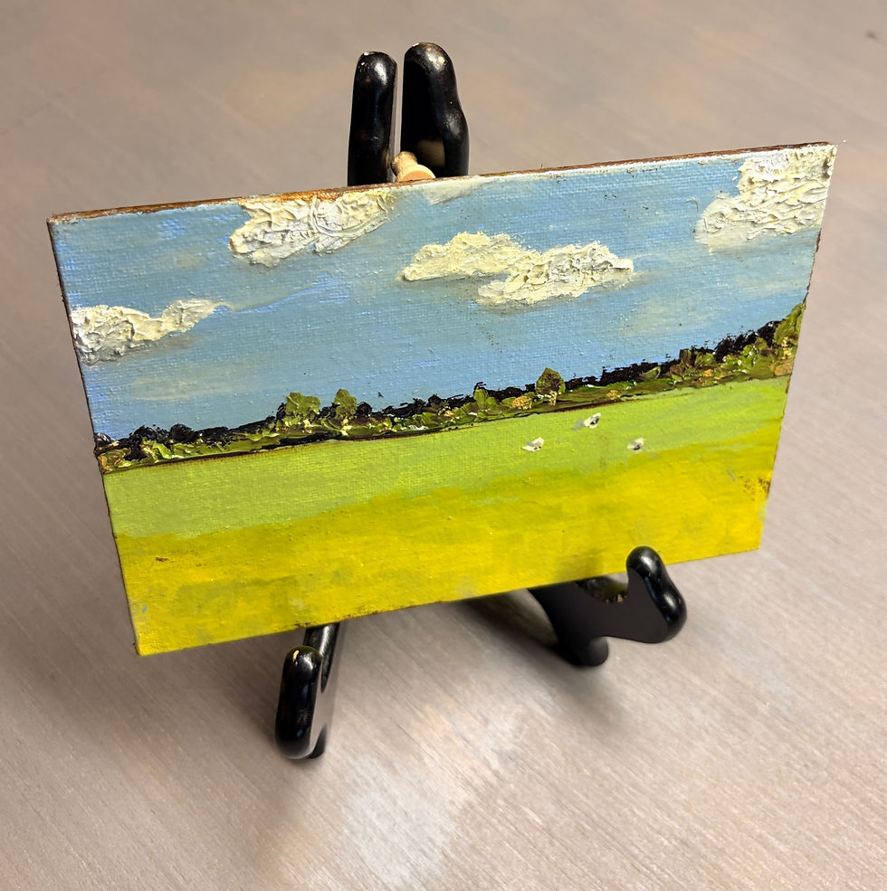 Thumbnail: Mjniature Oil Painting  06