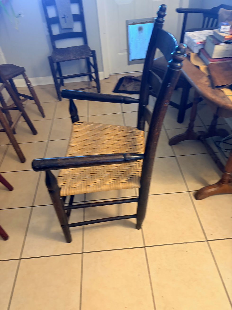 Thumbnail: Hand woven Arm Chair