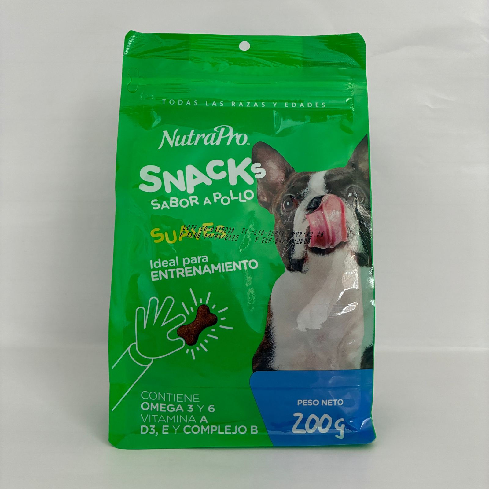 NUTRA PRO SNACK SABOR  POLLO SNACK 200 G