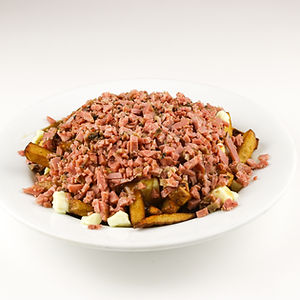 Poutine à la viande fumée