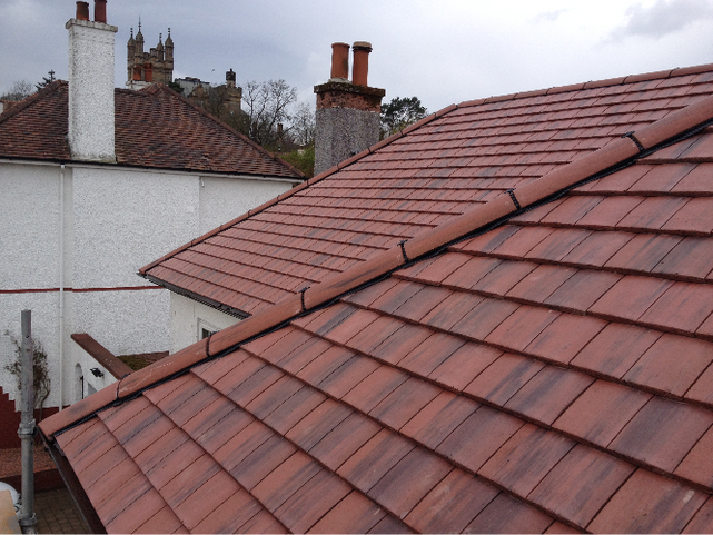New roof tiling in Newton Mearns Glasgow 