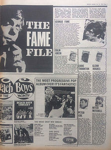 jimi hendrix newspaper/ melody maker  july 23, / 1966