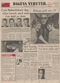 dagens nyheter newspaper archives press P.R  december 8, 1967