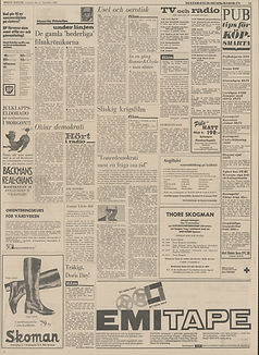 dagens nyheter november 12, 1968 newspaper PR collector archives press