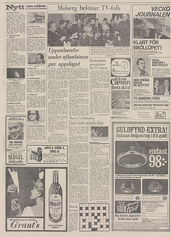 dagens nyheter newspaper archives press P.R december 8, 1967
