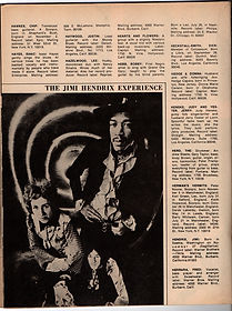 jimi hendrix magazines 1970 / pop directory 1970