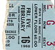 ticket feb 16, 1968
