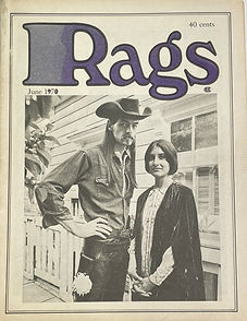 jimi hendrix newspaer 1970/ Rags / june N°1 /1970