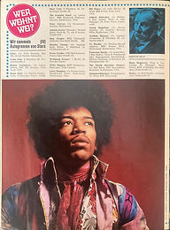 jimi hendrix magazines 1970 / stafette july 1970