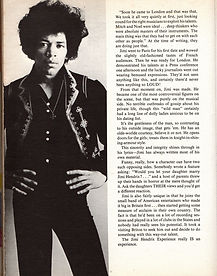 JIMI Hendrix collector/rotily POP TEN TEENBEAT annual 1968