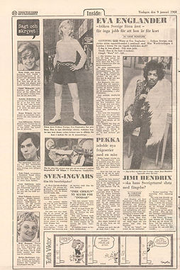 aftonbladet newspaper archives press P.R january 9, 1968