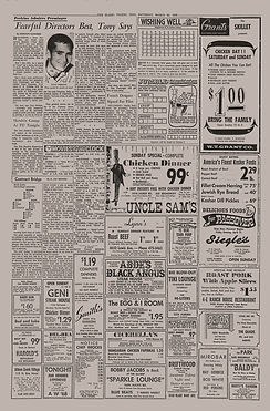 jimi hendrix archivespress 1968 / the blade MARCH 30, 1968 AD Concert