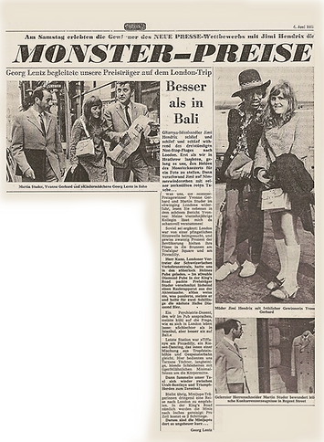jimi hendrix archivespress 1968 / neue presse june 4, 1968