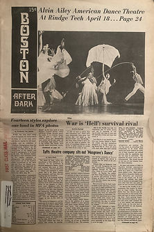 jimi hendrix newspaper 1969/ boston after dark april 16 1969 / AD Concert /P.R archives press newspaper