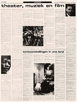 jimi hendrix newspaper 1970 : september 11, 1970 / de tijd