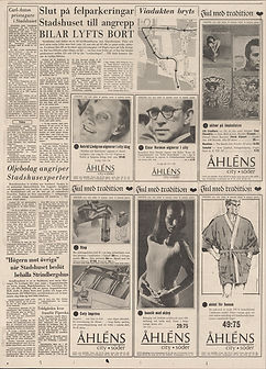 dagens nyheter newspaper archives press P.R  december 15, 1967